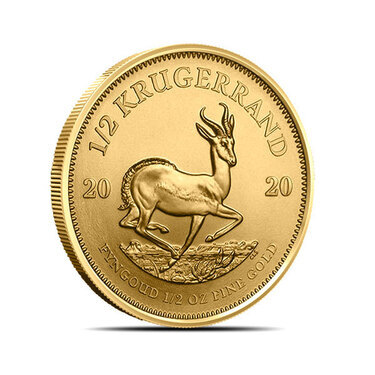 2020 South African Krugerrand 1 2 Oz Gold Coin Provident Metals