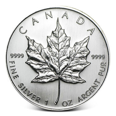 Canadian Maple Leaf 1 Oz Silver Coin Random Year Provident Metals