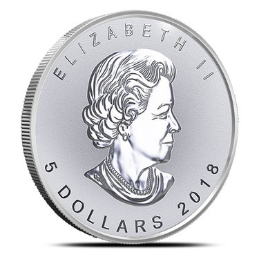 2018 Reverse Proof 1 oz Fine Silver .9999 Canadian Bison Privy Maple Leaf Coin 