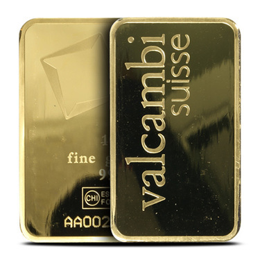 999.9 Fine Sealed with Assay Certificate Details about   10 oz Valcambi Suisse Gold Bar 