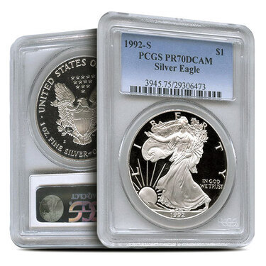 1992-S American Silver Eagle 1oz Proof Coin 