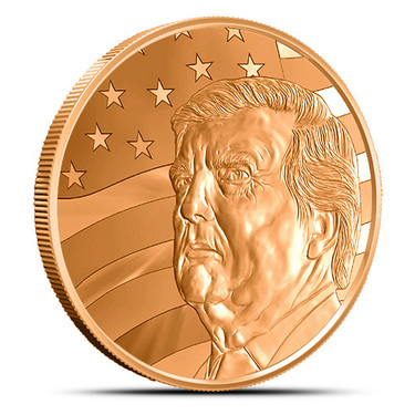 Trump Set of 5 1 oz .999 Copper Rounds Read for Designs 