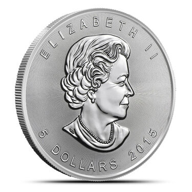 2015 Canada $5 SOLAR FLARE MAPLE Leaf 24k Gold & Ruthenium 1 Oz Silver Coin 
