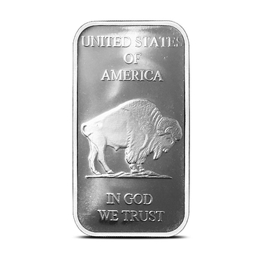 American Buffalo 1oz .999 Fine Silver Bar by SilverTowne 