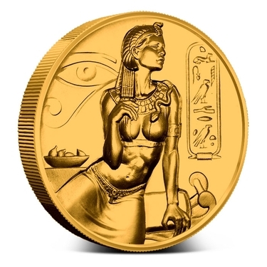 Cleopatra 4 oz Ultra High Relief Gold Round | Provident