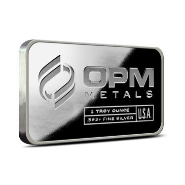 1 oz OPM silver bar in AirTite 