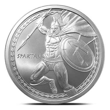 Warriors Of History Spartans 1 oz Silver Coin #4//10 2016 Niue