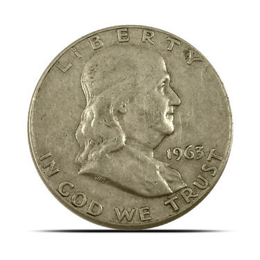 90/% Silver Franklin Half Dollars Benjamin Franklin Halves $1 Face Value /"Junk/"