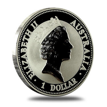Perth Mint Australia $1 Kookaburra 1993 1 oz .999 Silver Coin