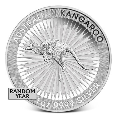 25 Roll 2017 1 Troy oz .9999 Silver Australian Kangaroo BU Coins Perth Mint