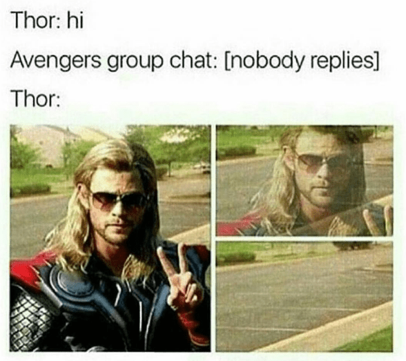Avenger group chat